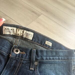 Ariat Men's Dark Blue Straight Jeans